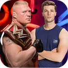 Selfie with Brock Lesnar: WWE & UFC Wallpapers Zeichen