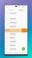 Note10 Contact for Galaxy Note, Gallaxy S10 capture d'écran 1