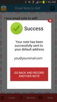 Email Note to Self screenshot 3