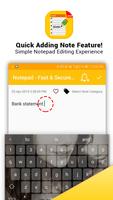 Notepad - Fast & Secure Notepad Application 截圖 1