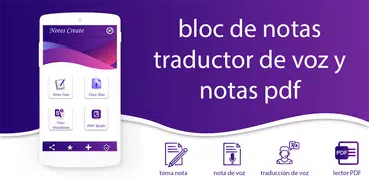 Bloc de notas - Voz Traductor  Y Notas PDF