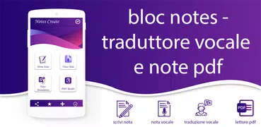 Bloc notes - Voce Traduttore  & Note PDF