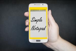 Simple Notepad Affiche