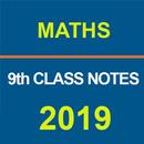 9th Class Math Notes with Solutions APK