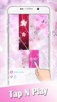 Pink Sakura Piano Tiles الملصق