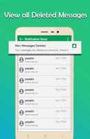 Notification History Saver: Read Deleted Messages ภาพหน้าจอ 1