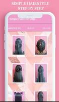 Simple Hairstyle Step by Step ポスター