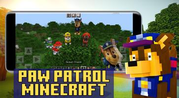 Paw Mod Patrol Minecraft PE الملصق