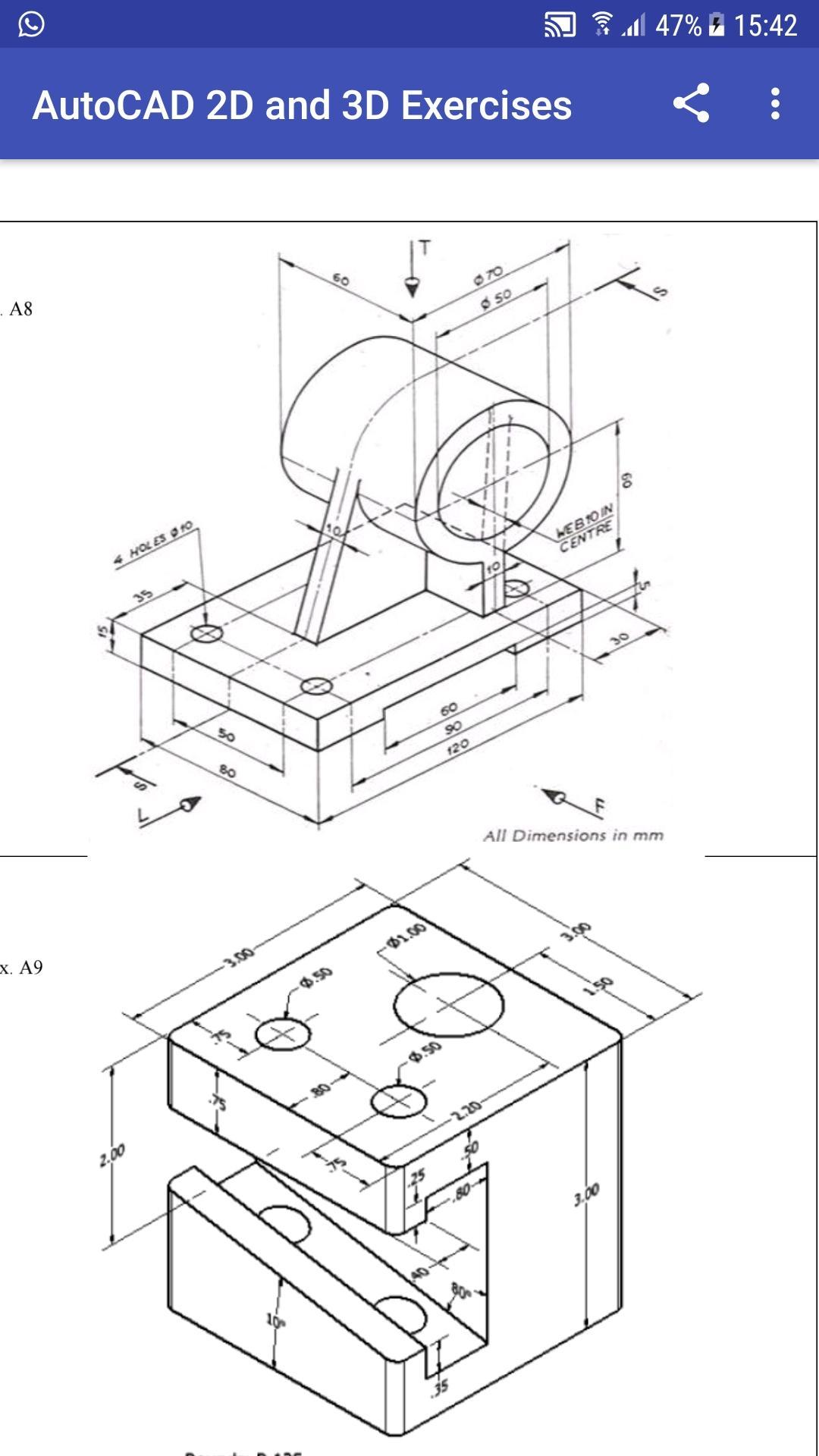 AutoCAD 2D & 3D Exercises for Android - APK Download