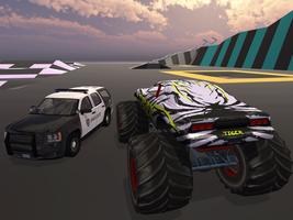 Pilote d'évacuation Monster Truck Affiche
