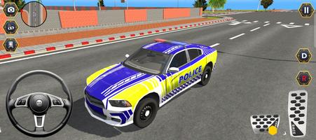 Police Car Chase Sim 3D 2024 Affiche