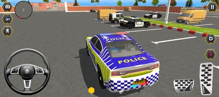 Police Car Chase Sim 3D 2024 capture d'écran 2