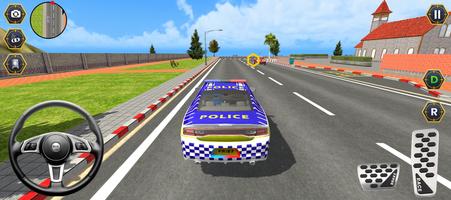 Police Car Chase Sim 3D 2024 capture d'écran 3