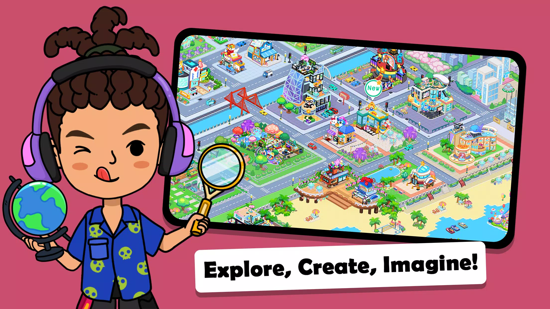 Toca Life World 1.2.2 MOD APK + Data Unlocked Toca Boca APK