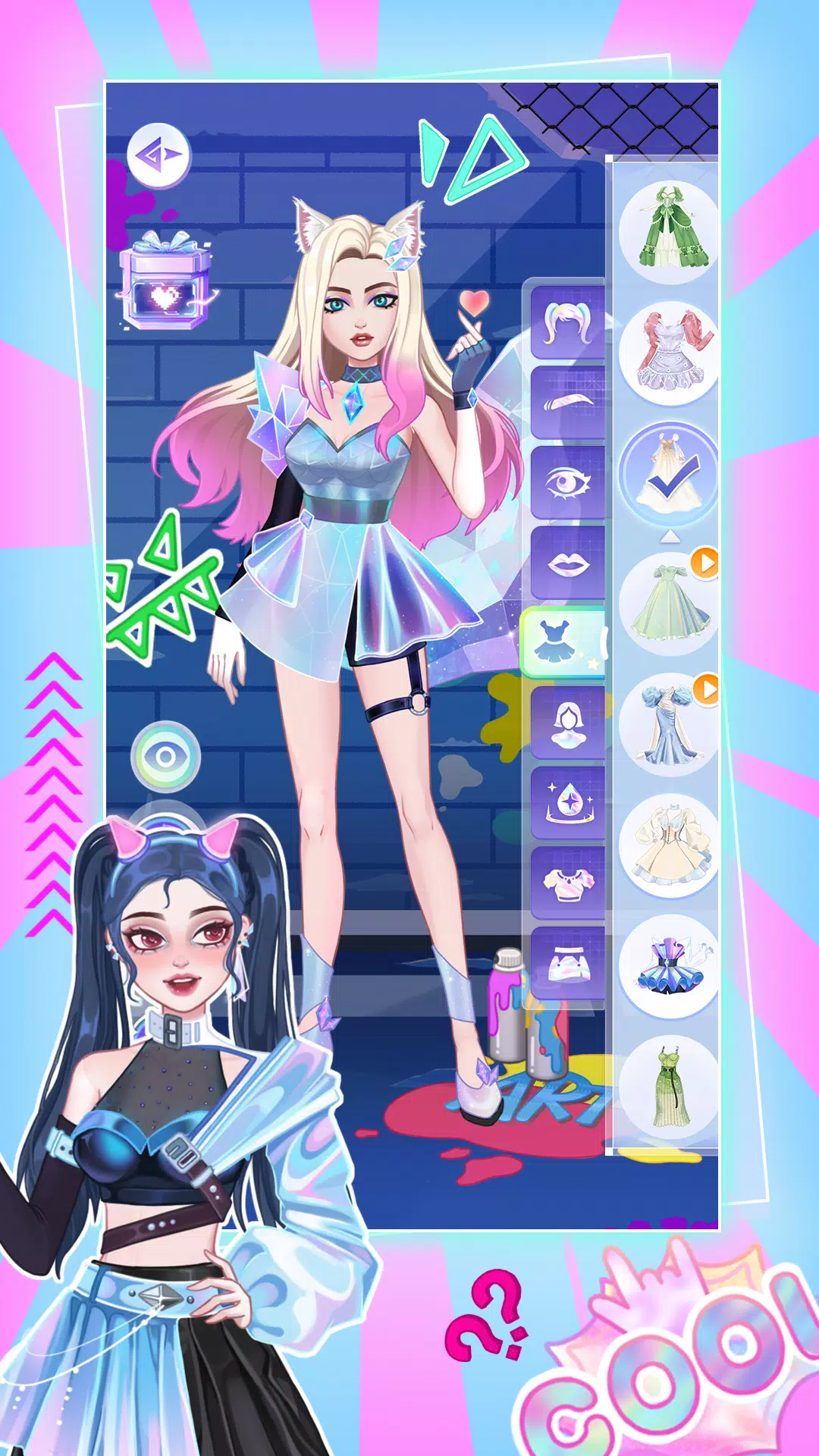 Jogo de Vestir Para Meninas Android Jogos APK (com.FashionGirlDressUpGame)  por Cuteness Inc. - Faça o download para o seu celular a partir de PHONEKY