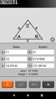 پوستر Triangle Calculator