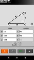 برنامه‌نما Triangle Calculator عکس از صفحه