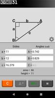برنامه‌نما Triangle Calculator عکس از صفحه