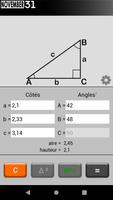 Triangle Calculatrice capture d'écran 1