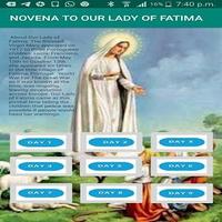 NOVENA TO OUR LADY OF FATIMA poster