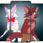 Foxy and Mangle Wallpaper icône