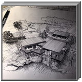 Drawing Architectural icon