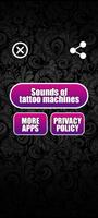 Sounds of tattoo machines Plakat