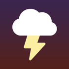 Lightning and rain simulator icon