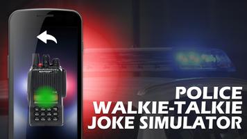 Police blague simulateur talkie-walkie Affiche