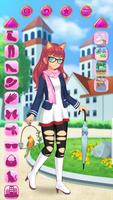 Manga Girl MakeOver - Dress Up School Girl Queen capture d'écran 3