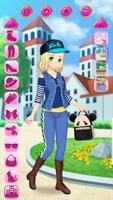 Manga Girl MakeOver - Dress Up School Girl Queen Affiche