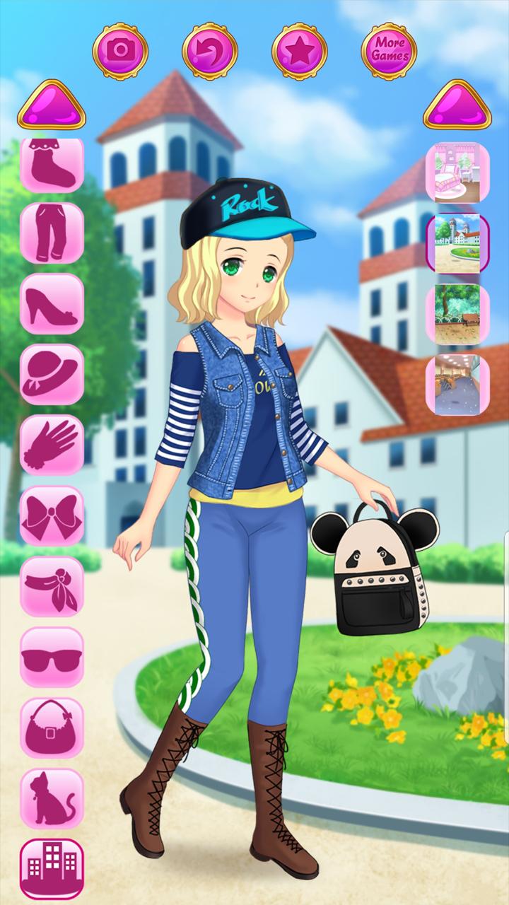 Anime Dress Up And Makeover Games