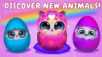 Merge Fluffy Animals Egg games تصوير الشاشة 1