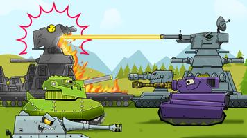 Merge Tanks: Tank War Combat الملصق