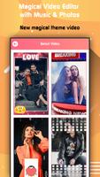 Magical Video Editor with Music & Photos Cartaz
