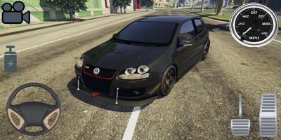 Golf GTI Car Driving Simulator постер