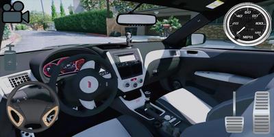 Driving Subaru Impreza WRX Car Simulator poster