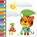 Cat Coloring Games - Cat Glitter Coloring Book APK