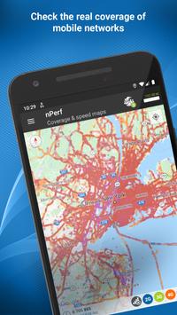 Speed test 3G, 4G, 5G, WiFi & network coverage map screenshot 3