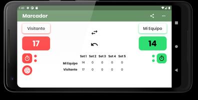 3 Schermata Marcador de Voleibol NPR Volleyball