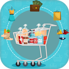 Basket Grocery Shopping List ikona