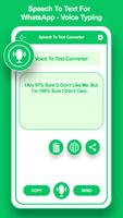 Speech To Text For WhatsApp - Voice Typing poster