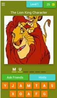 Guess The Lion King Character постер