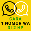 Cara 1 nomor Di 2 HP