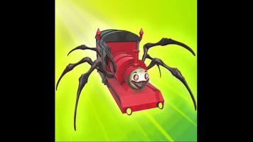 Merge Spider Train Horror Aid скриншот 1
