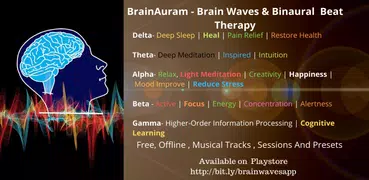 BrainAuram - Brain Waves & Binaural  Beat Therapy