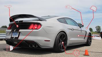 Mustang GT 350r: Extreme City Cartaz