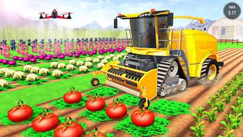 Tractor Farming Driving Game ポスター