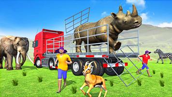 US Wild Animal Transport Truck পোস্টার