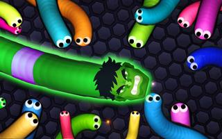 Crawl Superhero Worms: Slither Mask Snake io Games Affiche